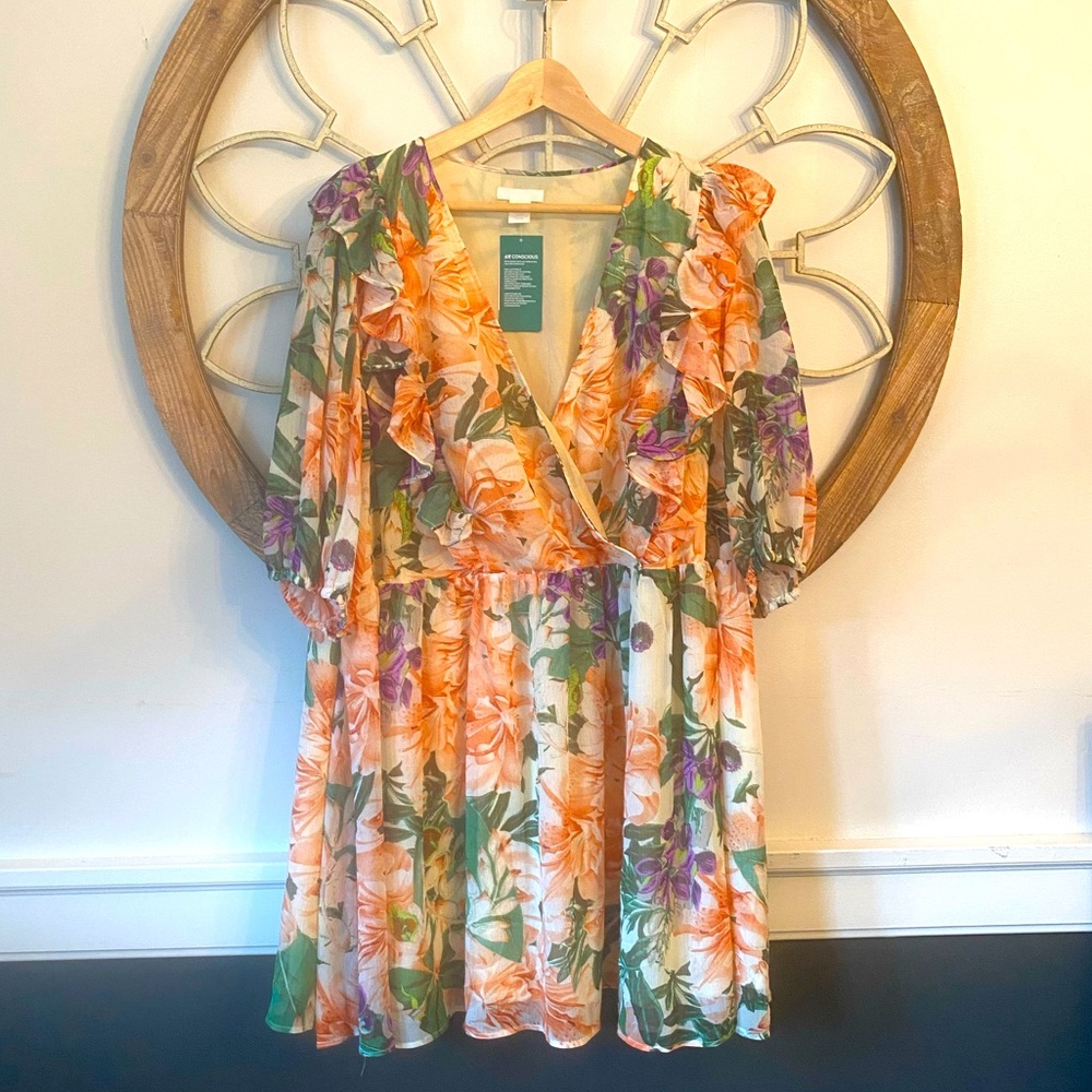 NWT H&M conscious floral dress